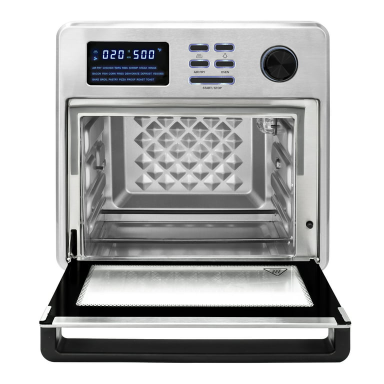 KALORIK Smart Air Fryer Oven 12 Quart Black & Stainless Steel w/Accessories  Used