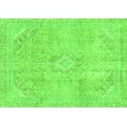 thumbnail image 1 of Ahgly Company Indoor Rectangle Abstract Green Modern Area Rugs, 2' x 5', 1 of 4