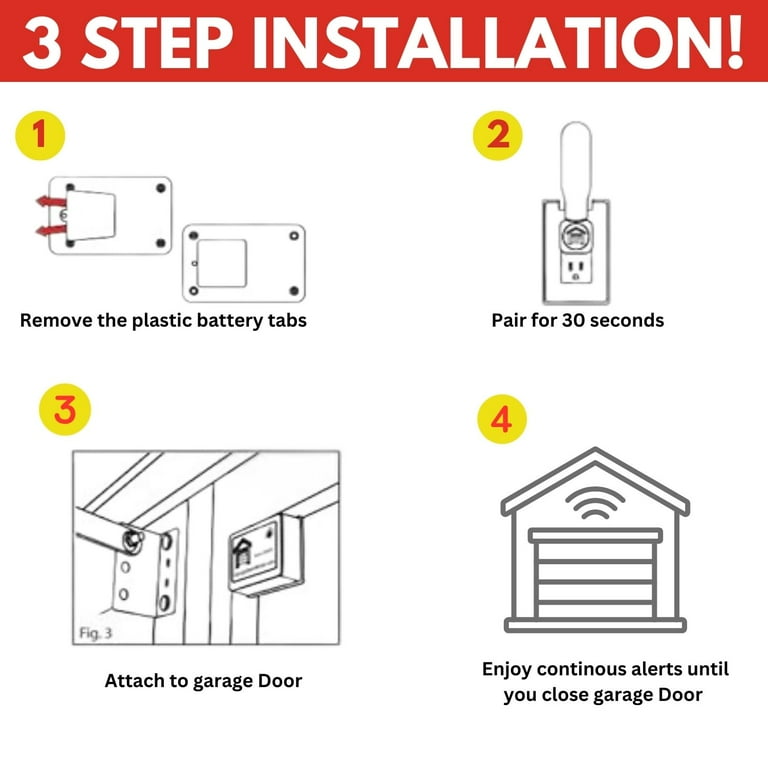 Garage Door Minder® Version II: Wireless, No Wi-Fi Needed Garage Door Minder® Version II: Wireless, No Wi-Fi Needed