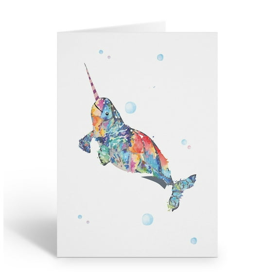 Stonehouse Collection | Assorted Watercolor Sea Life Note Cards | Variety of 10
