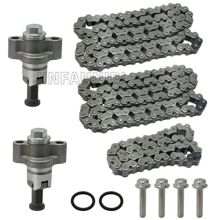 Cam Timing Chains & Camshaft Tensioner Kit for Kawasaki Teryx 750 KRF750 2008-2013 Teryx 800 KRF800 2014-2023 KFX700 2004-2011