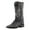 Black, variant on Ferrini Western Boots Mens Bronco Pirarucu Print Black 43393-04