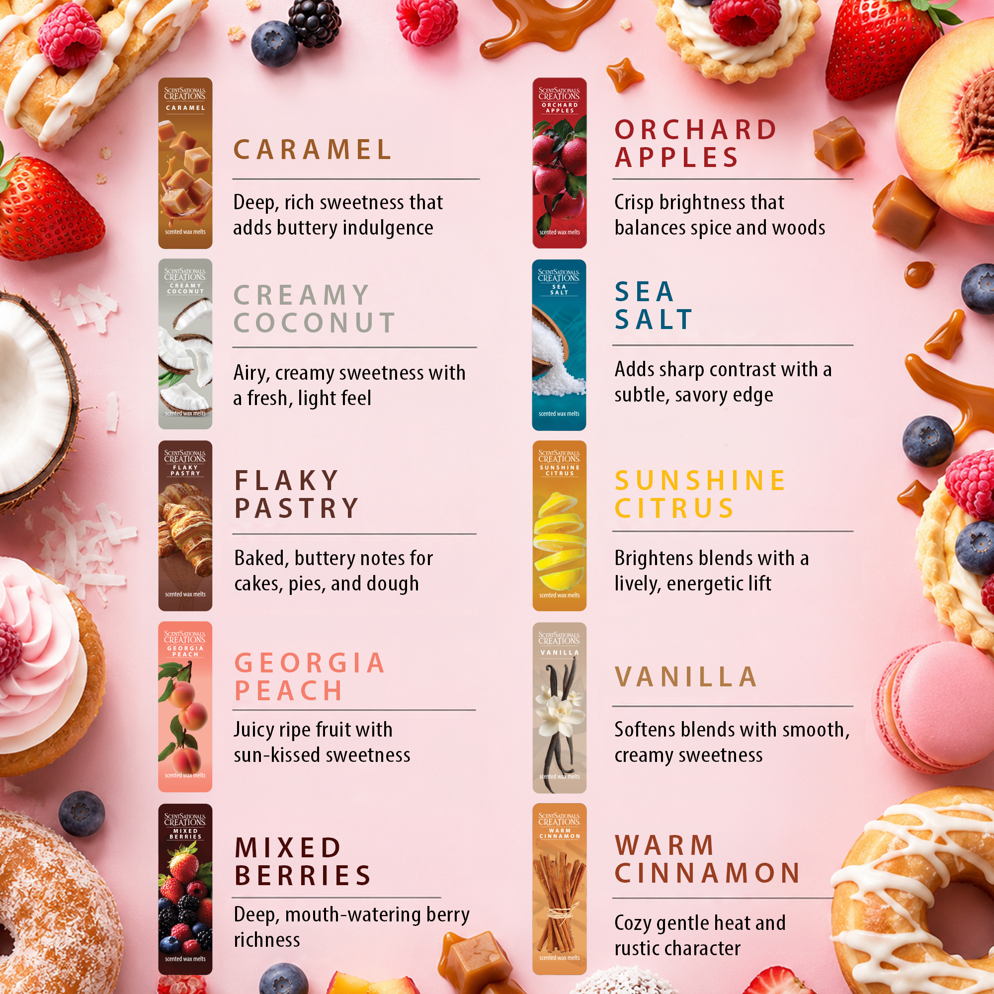 Scentsationals Sweet Treats Wax Melt Variety Pack, 10 oz photo 4