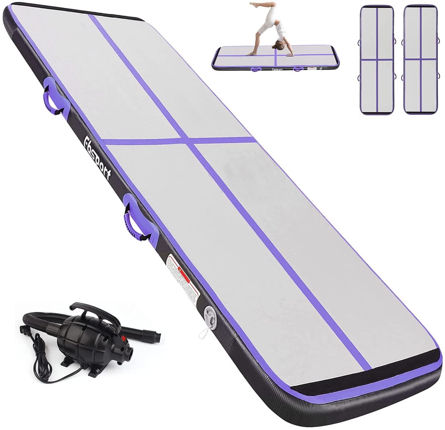 FBSPORT Air Track, Inflatable Tumbling Mat Gymnastics Carbon Fiber