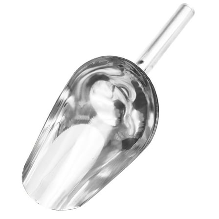 FESTFENDS Food Scoop Flat Metal Scoop Stainless Steel 1Pack