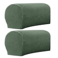 thumbnail image 1 of Trayknick 2Pcs Sofa Arm Protector Anti-Slip High Elastic Polyester Simple to Install Armrest Covers Household Supplies, 1 of 13