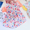 thumbnail image 2 of Adorable Pet Clothes for Cats & Small Dogs - Charming Spring & Autumn Wear Floral Dress, 2 of 3
