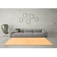 thumbnail image 3 of Ahgly Company Indoor Square Solid Orange Modern Area Rugs, 6' Square, 3 of 4