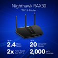 thumbnail image 2 of Reacondicionado Enrutador WiFi 6 NETGEAR Nighthawk RAX30 AX2400 de 2,4 Gbps, 2 of 6