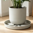 thumbnail image 6 of Large Plant Saucer Tray 12 Inch, Thickened Plastic Water Collection Base for Potted Plants, Round Drip Tray for Indoor Outdoor Plants, Garden Drainage Tray for Home Decor, 6 of 6