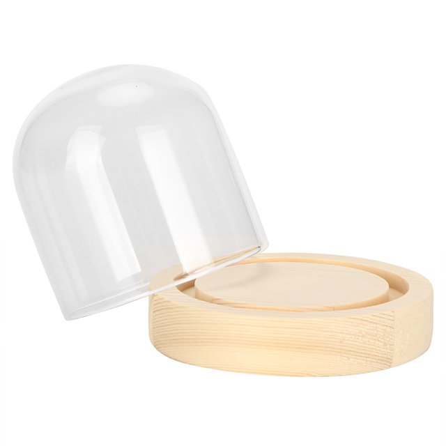 Cubierta Antipolvo Para Reloj, Material De Vidrio Diseño De Ranuras A Prueba De Polvo Diseño único Confiable Rueda De Equilibrio De Reloj Cubierta Antipolvo Con Resorte Para