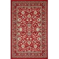thumbnail image 1 of Unique Loom Kashan Traditional Floral Area Rug, 5 x 8 Feet, Red/Ivory, 1 of 2