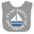 thumbnail image 3 of Inktastic First Fathers Day Baby Boys or Girls Baby Bib, 3 of 4