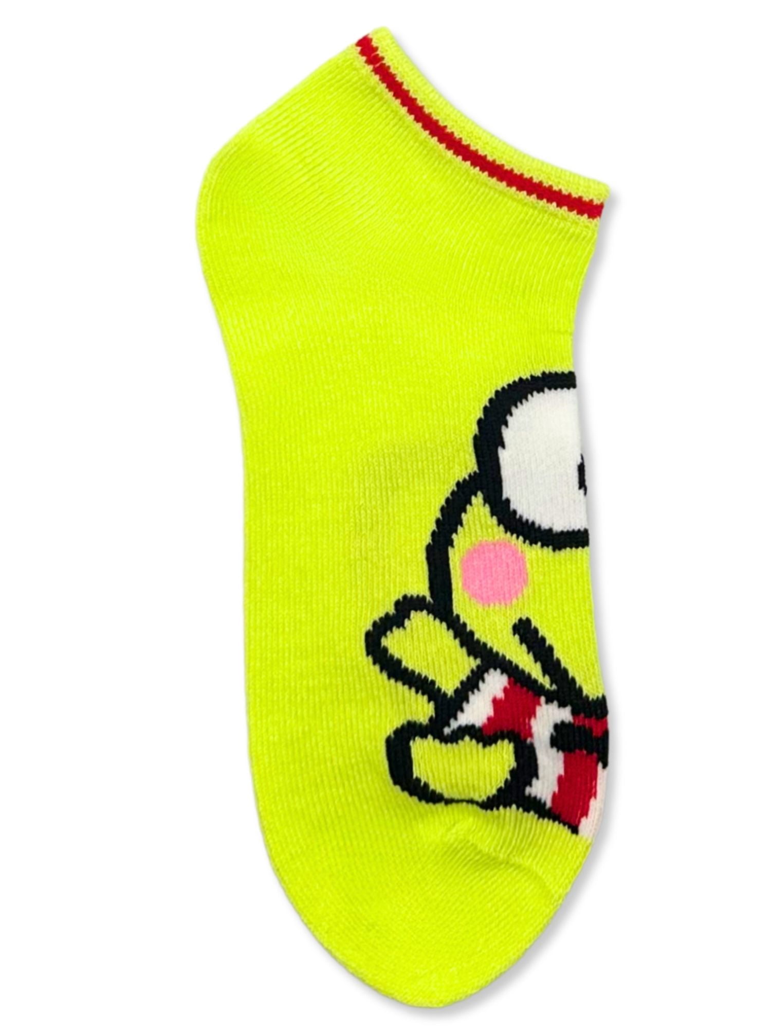 Hello Kitty & Friends Girls No-Show Socks, 5-Pack, Sizes S/M-M/L
