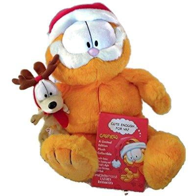 christmas garfield plush