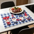 thumbnail image 4 of Antqov 4th of July Placemats 12x18" Patriotic US Stars Stripes Place Mats Independence Day Table Mats for Party Kitchen Dining Home Decorations, 4 of 6