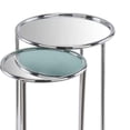 thumbnail image 3 of 12" x 12" x 22" Buffed Nested Mirror Tables Set of 2, 3 of 3