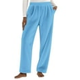 thumbnail image 4 of Tauxra Women's Casual Fleece Sleep Pajama Pants, 4 of 5