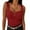 Red tank tops for Women, variant on safuny Summer Women's Trendy Slim Basic Crop Tank Top Solid Color Cami Top Sleeveless Vest Round Neck Top Leisure Comfy Fit Clothing Fashion Army Green XXL