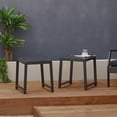 thumbnail image 4 of Real Flame Table d'Appoint en Aluminium pour Patio en Noir (Ensemble de 2), 4 of 4