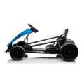 thumbnail image 2 of VOLTZ TOYS 24V Electric Drift Go Kart for Kids, Ride On Racing Car with Dual Motors, Safety Belt, 8 MPH Max Speed, Blue, 2 of 9