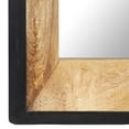 thumbnail image 3 of vidaXL Decorative Mirror Wall Mirror Bathroom Hallway Mirror Solid Mango Wood, 3 of 8