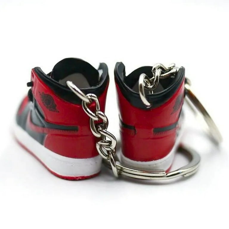 DSK GLOBAL Nike Sneaker Keychains, 3D Mini Michael Jordan 1 Key