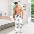 thumbnail image 7 of Christmas House Landscape Men's Pajama Pants Cotton Long Sleepwear Lounge Pants L, 7 of 7