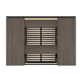 thumbnail image 5 of Atlin Designs 118" Full Murphy Bed with 2 Storage Cabinets in Bark Gray, 5 of 13