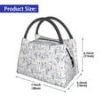 thumbnail image 2 of Easygdp white Moose winter tree Bolsa de Almuerzo Insulada Reutilizable, Bolsa de Mano y Bandolera para Oficina, Trabajo, Viajes, 2 of 6