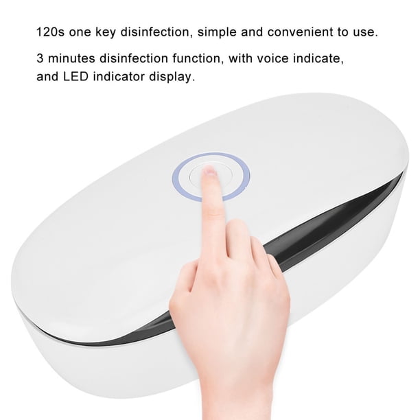 Caja De Esterilizador UV, Material ABS, Desinfección Ultravioleta De 360 grados Con Indicador LED Para Teléfono, Herramientas De Uñas, Brochas De