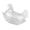 Clear, variant on Multipurpose Plastic Hen on Nest Covered Candy Jar with Lid Decorative Piece for Festives Table Accent Easter Party Gift