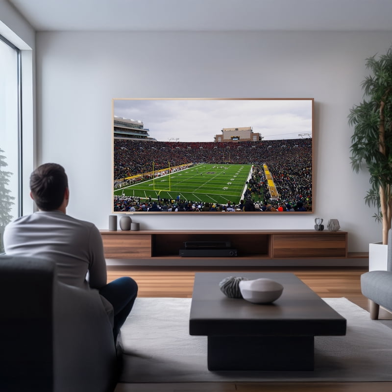 TCL 65" Class NXTVISION TV QLED 4K Smart Google TV and Flush Wall Mount (NEW 2024) - Art TV, Matte Anti-Glare Screen, 120Hz - 65A300W gallery view