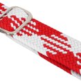 thumbnail image 3 of Xirurus Braided Nylon Sport Watch Strap Adjustable Replacement Band for Spartan Hr Baro, Suunto7, D5i, Red White, 7.1 inches / 18 cm, 3 of 9