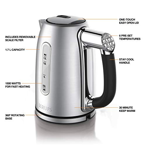 Krups stainless cheap steel kettle
