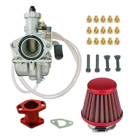 VM22 Carburetor Performance Intake Pipe Mainfold 26mm Air Filter Kit Adapt for Freight Predator 212cc GX200 6.5hp Engine 196cc Clones Mini Bike Go Kart