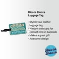 thumbnail image 2 of Milwaukee WI Wisconsin Travel Vacation Stamp Faux Leather Travel Luggage Tag, 2 of 7