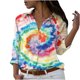 thumbnail image 1 of Camisas Para Mujer Moda Tops Turn-Down Collar Funny Printe Casual Camisetas Blusa Camisa Estampada Odeerbi ODB126500, 1 of 6