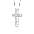thumbnail image 2 of Fireborn Round-Shaped Diamond Pendant, Sterling Silver Jewelry for Women, 1 CTW, 2.68 g, 14K White Gold, 2 of 3