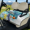 thumbnail image 3 of Yuyamidu Watercolor Sea Turtle Golf Cart Seat Covers with Storage Pockets Blue Club Car Seat Cover Blanket Cushion Cover Soft Travel Sports Golf Cart Accessories Decoration, 3 of 7