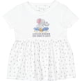 thumbnail image 3 of Inktastic A Little Bit of Heaven Sent Down to Earth Cute Elephants Girls Baby Dress, 3 of 5