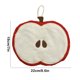 thumbnail image 3 of Aparatos de cocina, accesorios de cocina, toalla de mano con forma de manzana, se puede colgar sin que se desprenda, superabsorbente, para niños, cuadrada, de forro polar coral., 3 of 6