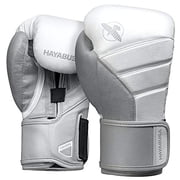 Hayabusa T3 Boxing Gloves for Men and Women - White/Grey, 16 oz