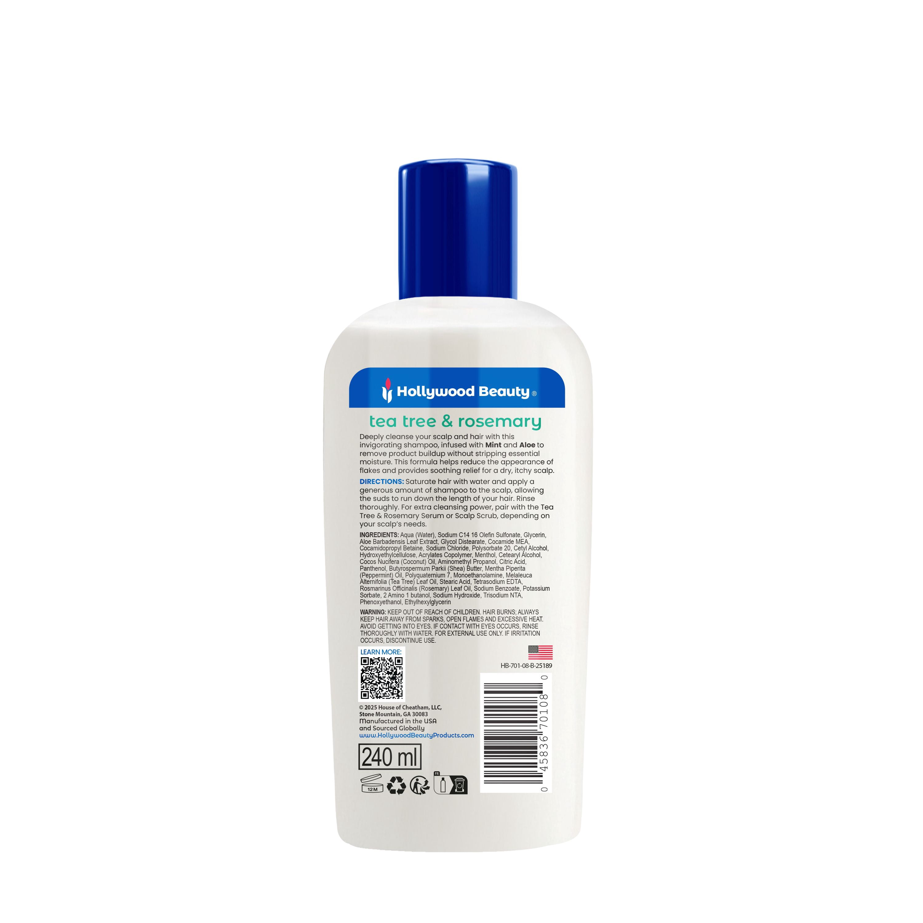Hollywood Beauty Rosemary & Tea Tree Tree Scalp Soothing Shampoo