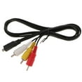 thumbnail image 2 of / V Video Cable Cable de repuesto para videocámara DCR-IP5 / e DCR-PC55 / e PC55w DCR-HC1000 / - DCR-SR80 DCR-HC2 Soledad  Cable de video de TV 3RCA AV, 2 of 6