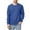 Blue, variant on Mlzmgr Sweatshirts for Men Knit Crewneck Long Sleeve Breathable Tops Loose Fitted Daily Casual Shirts