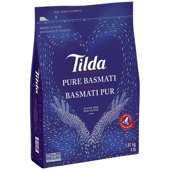 Tilda Pure Basmati Rice, E-TILDA TILDA PURE BAS 4LB