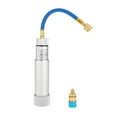 thumbnail image 1 of Aupoko AC Oil and Dye Injector with Snap Quick Coupler, 2 OZ Hand Turn Screw-in Type Oil Fluorescent UV Dyes Refrigerant for R410A, R134A, R22 and R12 Charger with 1/4" SAE Connector, 1 of 4
