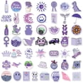 thumbnail image 4 of Paquete de pegatinas de vinilo impermeable Purple Mix Anime, 100 unidades, 4 of 4