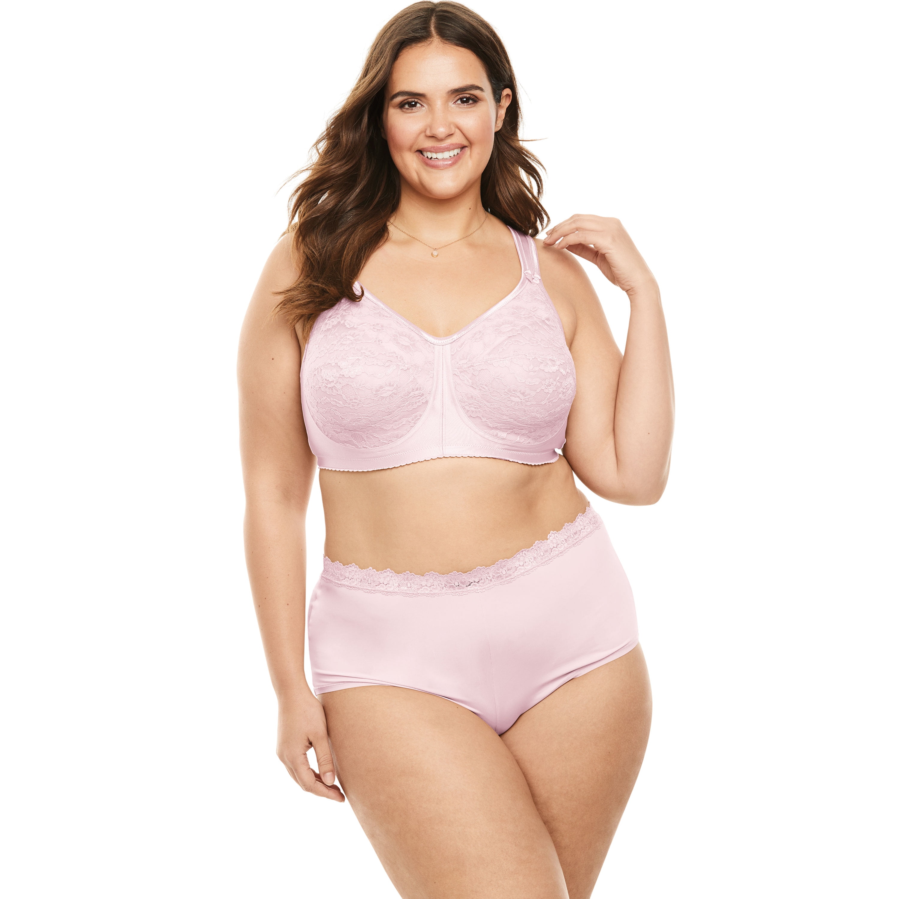 Comfort Choice Women's Plus Size Easy Enhancer&Reg; Lace Wireless